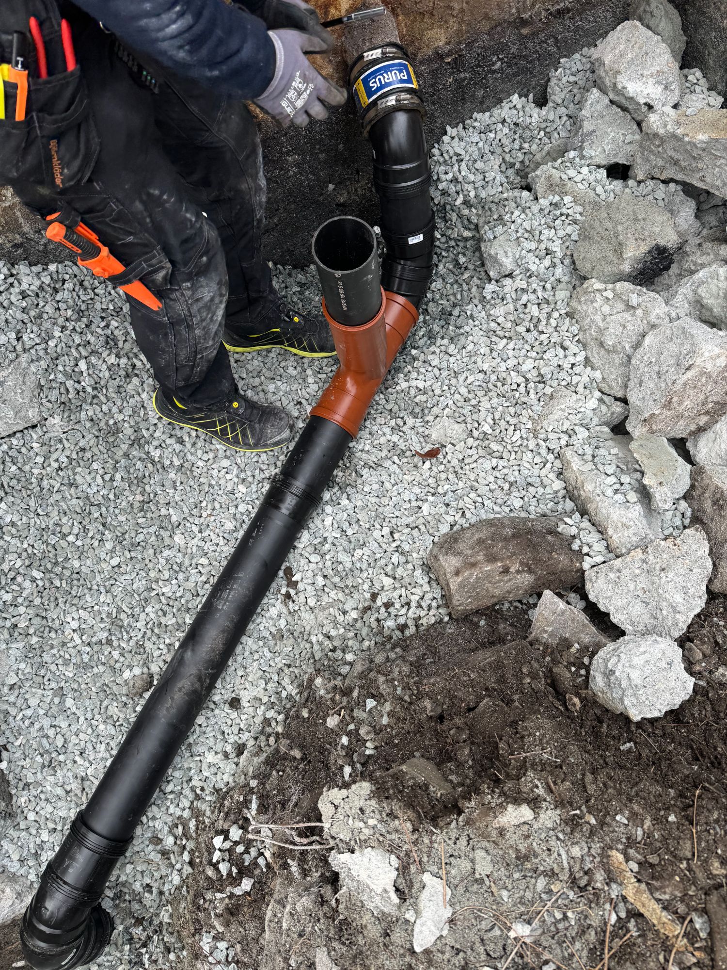 rørlegging utendørs