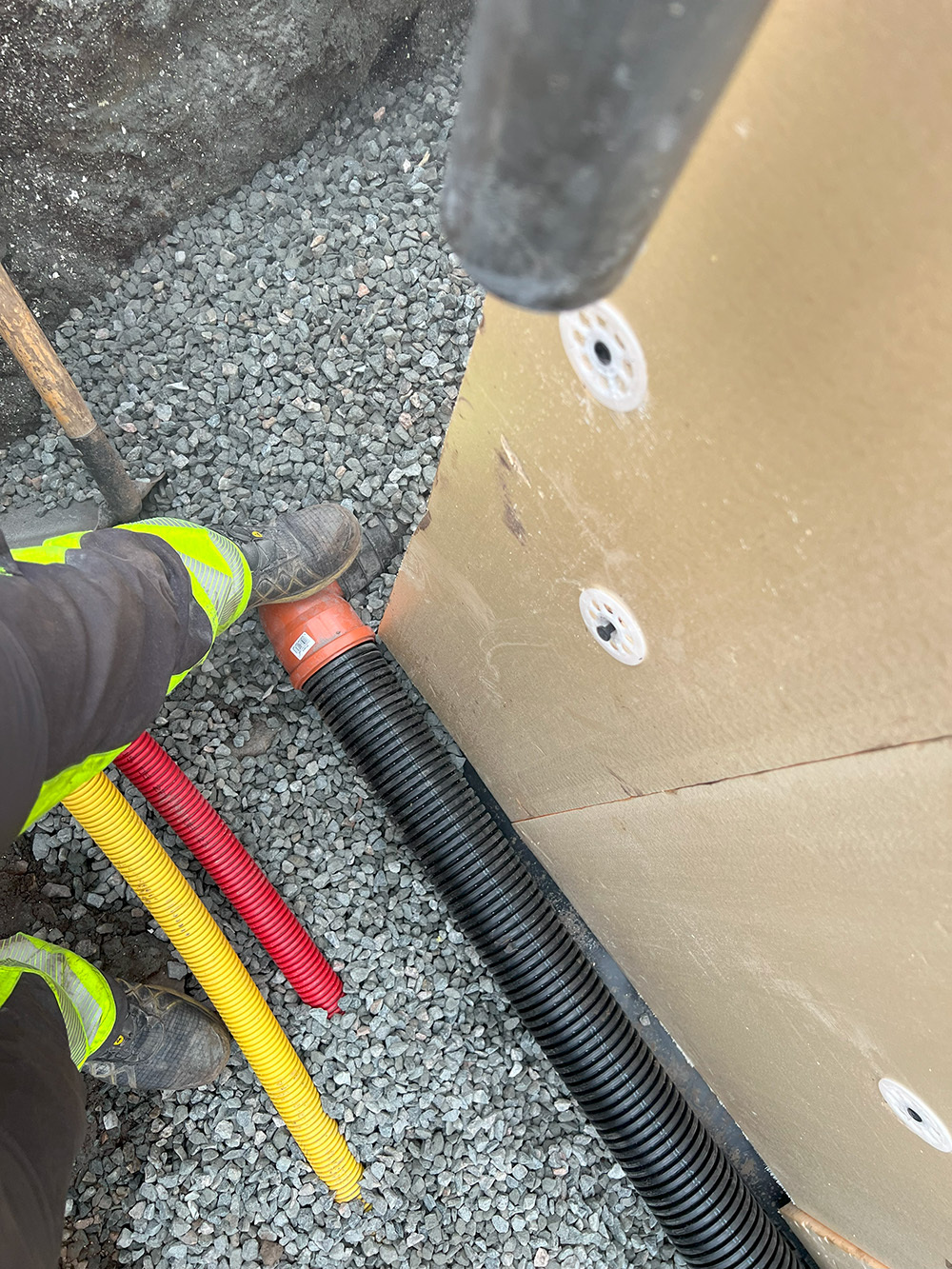 drenering rundt grunnmur